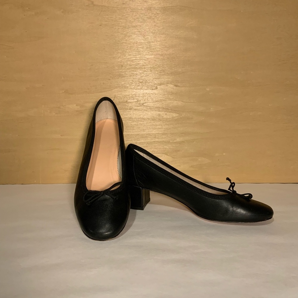 Black Bow Heels